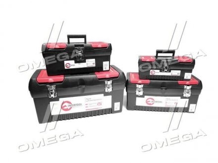 Комплект ящиків для інструментів з металевими замками, 4 од. Intertool BX-0004