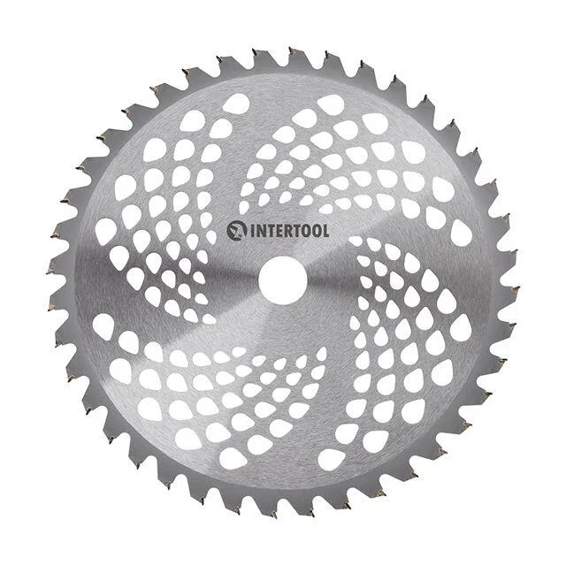 Нож для мотокосы 255*25.4 мм, 40 зубьев, с твердосплавными напайками INTERTOOL Intertool DT-2239 (фото 1)