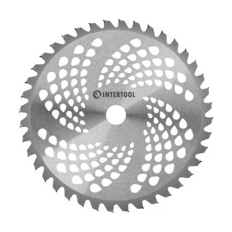 Нож для мотокосы 255*25.4 мм, 40 зубьев, с твердосплавными напайками INTERTOOL Intertool DT-2239