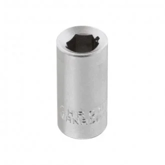 Переходник 1/4" шестигранник / 1/4" квадрат, 25мм. CrV INTERTOOL Intertool ET-1101