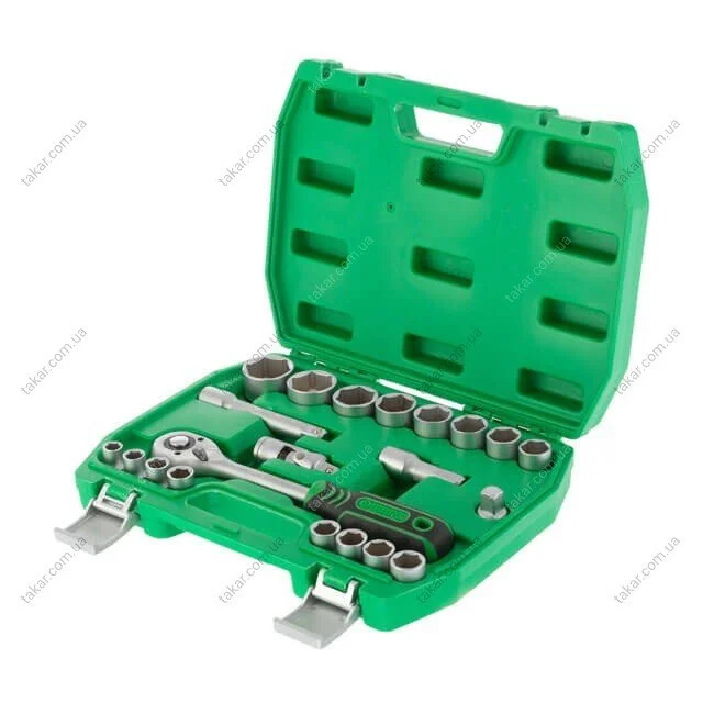 Набор инструментов 21 шт., кейс Intertool ET-6021SP (фото 1)