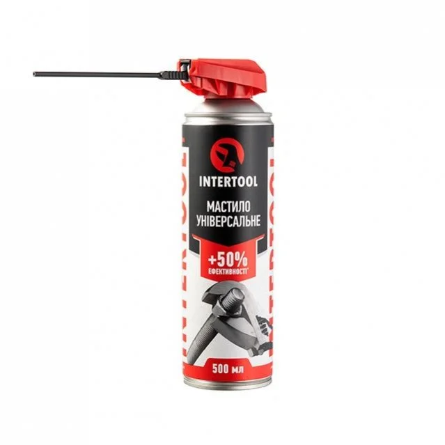 Смазка универсальная Prof, аэрозоль 500 мл INTERTOOL Intertool FS-4000 (фото 1)