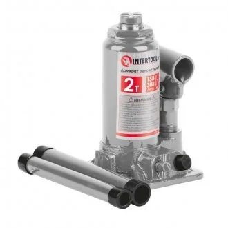 Домкрат "стовпчик" одноштоковий 2 т INTERTOOL Intertool GT0021
