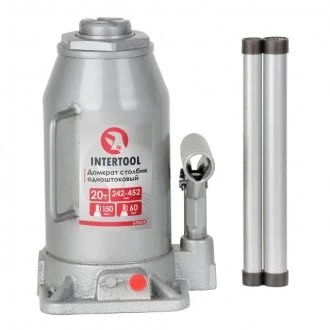 Домкрат "стовпчик" одноштоковий 20 т INTERTOOL Intertool GT0028