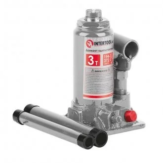 Домкрат "столбик" одноштоковый 3 т, в пластиковом кейсе INTERTOOL Intertool GT0052