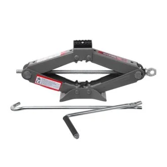 Домкрат механічний ромбоподібний 1т., гумовий упор INTERTOOL Intertool GT0180