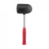 Киянка гумова 1250 г, 90 мм. чорна гума, металева ручка. Intertool HT-0228 (фото 1)