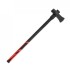 Колун кованый 2500г, ручка из фибергласа Intertool HT-0273 (фото 2)