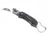Нож строительный складной с трапециевидным лезвием 9 мм мини, SK5, алюминиевая рукоятка Intertool HT-0532 (фото 11)