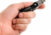 Нож строительный складной с трапециевидным лезвием 9 мм мини, SK5, алюминиевая рукоятка Intertool HT-0532 (фото 7)