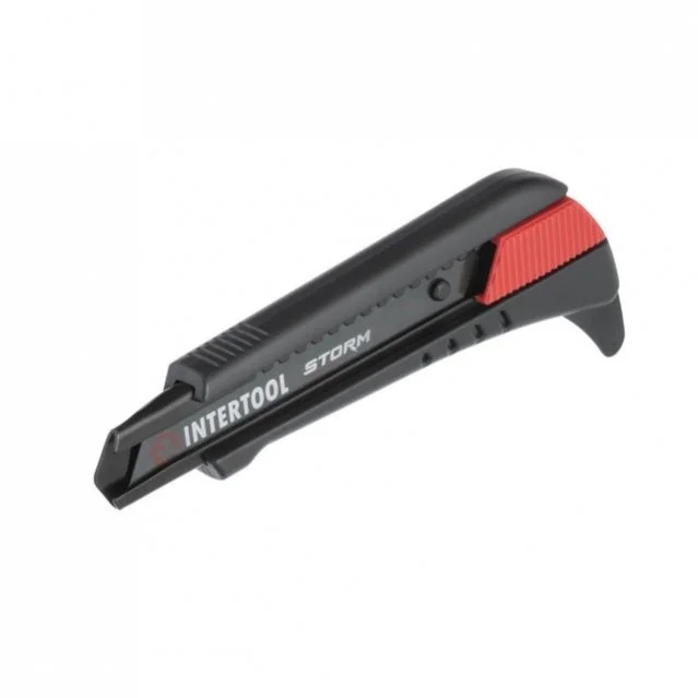 Нож сегментный для линолеума 18 мм., STORM INTERTOOL Intertool HT-0538 (фото 1)