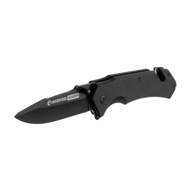Нож складной 8см Drop-Point, STORM INTERTOOL Intertool HT-0588 (фото 1)