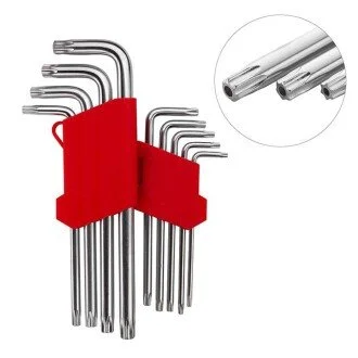 Набор Г-образных ключей 9 шт., без упаковки Intertool HT-0606