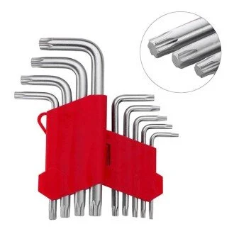 Набор Г-образных ключей 9 шт., без упаковки Intertool HT-0607