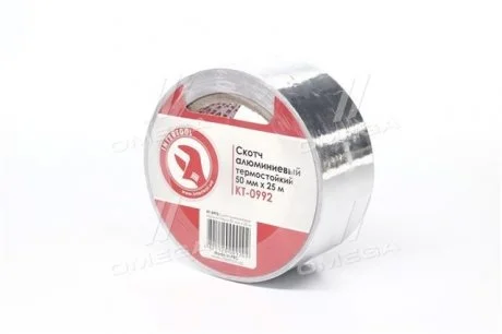 Скотч алюминиевый термостойкий 50 мм*25 м. INTERTOOL Intertool KT-0992
