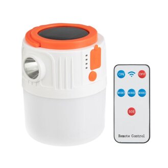 Ліхтар для кемпінгу, сонячна панель, ДК, STORM Intertool LB-0214