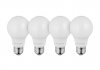 Лампи світлодіодні, набір 4 од. LL-0014, LED A60, E27, 10 Вт, 150-300 В, 4000 K, 30000 г, гарантія 3 роки Intertool LL-4014 (фото 1)