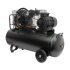 Компресор 100 л, 3 кВт, 380 В, 10 aтм, 500 л/хв., 2 циліндри Intertool PT-0013 (фото 3)