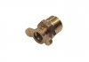 Клапан зливний латунний для компресорів, 1/4 ", вентиль" баранчик " Intertool PT-5021 (фото 2)
