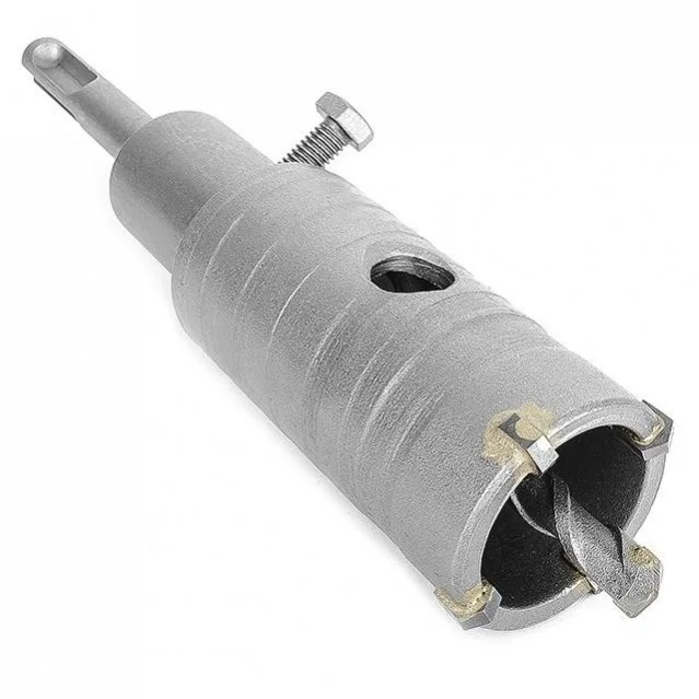 Комплект: Сверло корончатое по бетону 36мм + Переходник SDS Plus 100мм INTERTOOL Intertool SD-7036 (фото 1)