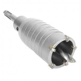 Комплект: Сверло корончатое по бетону 40мм + Переходник SDS Plus 100мм INTERTOOL Intertool SD-7040