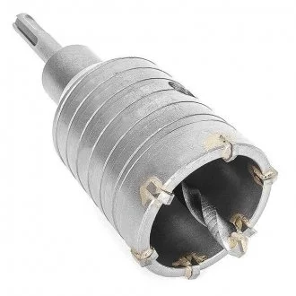 Комплект: Сверло корончатое по бетону 50мм + Переходник SDS Plus 100мм INTERTOOL Intertool SD-7050