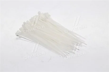 Хомут пластиковый 2,5*100 мм, (100 шт/уп.), белый INTERTOOL Intertool TC-2510
