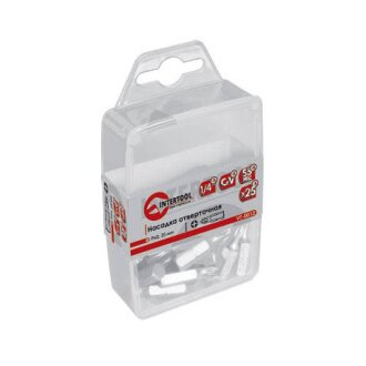 Комплек насадок до викруток PH0 1/4" x 25 мм уп. 25 од. Intertool VT-0010