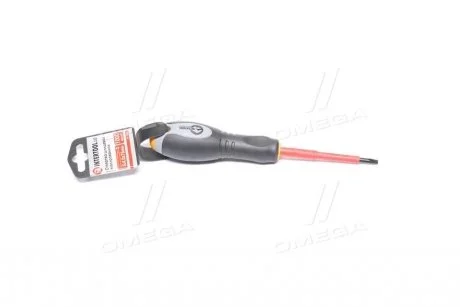 Отвертка изолированная шлицевая 0.8*4.00мм, 75мм, 1000В(INTERTOOL) Intertool VT-3204