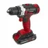 Дриль-шуруповерт акумуляторний Li-Ion 18 В, 25 Nm, 0-400/0-1500 об/хв, 1,3 Аг INTERTOOL Intertool WT-0313 (фото 6)