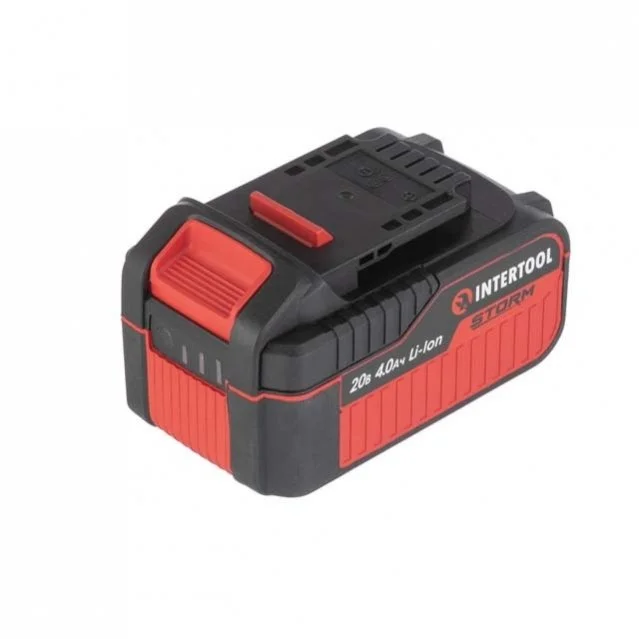 Аккумулятор 20 В, Li-ion, 4.0 Ач, индикатор уровня заряда INTERTOOL Intertool WT-0341 (фото 1)
