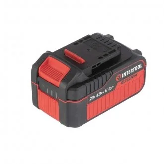 Аккумулятор 20 В, Li-ion, 4.0 Ач, индикатор уровня заряда INTERTOOL Intertool WT-0341
