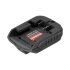 Адаптор для акумулятора Li-ion 20 В, USB 2A, LED ліхтар Intertool WT-9300 (фото 2)