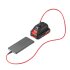Адаптор для акумулятора Li-ion 20 В, USB 2A, LED ліхтар Intertool WT-9300 (фото 6)