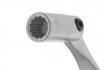 Ключ ріжково-накидний шарнірний 9 мм, CrV, покриття сатин-хром Intertool XT-1409 (фото 3)