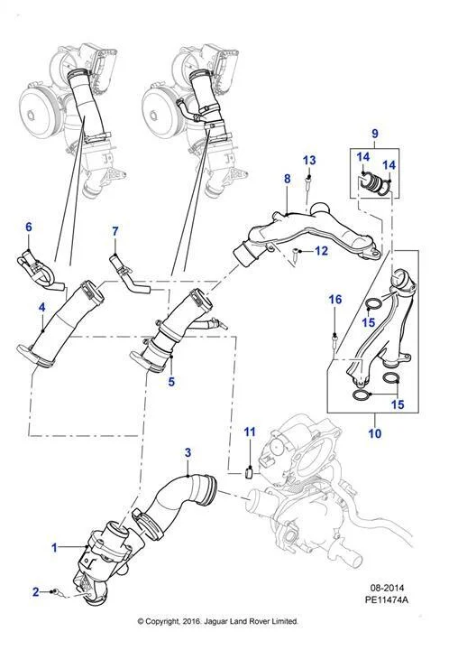 Термостат JAGUAR AJ812976 (фото 1)