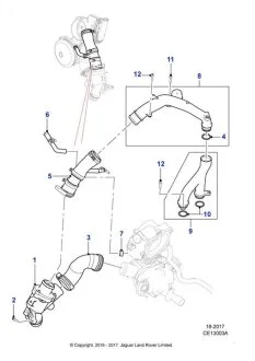 Термостат JAGUAR AJ814048