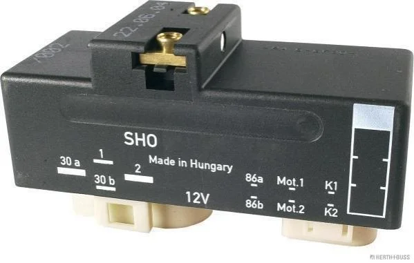 Реле продольный наклон шкворня вентилятора 12V JAKOPARTS 75898967 (фото 1)