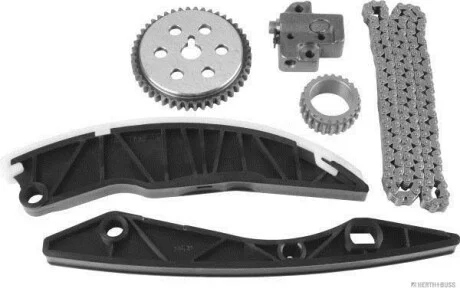 Цепь привода распредвала (компл.) Hyundai i20, i30, SOLARIS, Kia CEE\'D, RIO (пр-во Jakoparts) JAKOPARTS J1190500