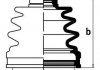 Пильовик ШРУСу двосторонній NBR внутрішній задній міст JAKOPARTS J2887012 (фото 1)