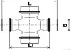 Крестовина вала кард. HYUNDAI, KIA, MAZDA JAKOPARTS J2923000 (фото 2)