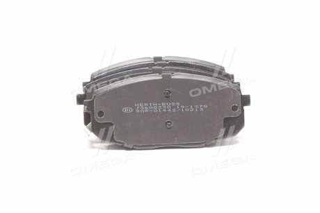 Колодки тормозные передние дисковые Hyundai, KIA (выр-во) JAKOPARTS J3600330