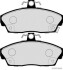 Колодки тормозные дисковые передние HONDA CIVIC (выр-во) JAKOPARTS J3604031 (фото 2)