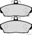 Колодки тормозные дисковые передние HONDA CIVIC (выр-во Jakoparts) JAKOPARTS J3604031 (фото 2)