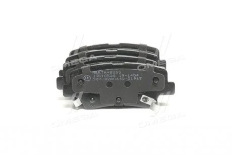 Тормозные колодки задние дисковые JAKOPARTS J3610526