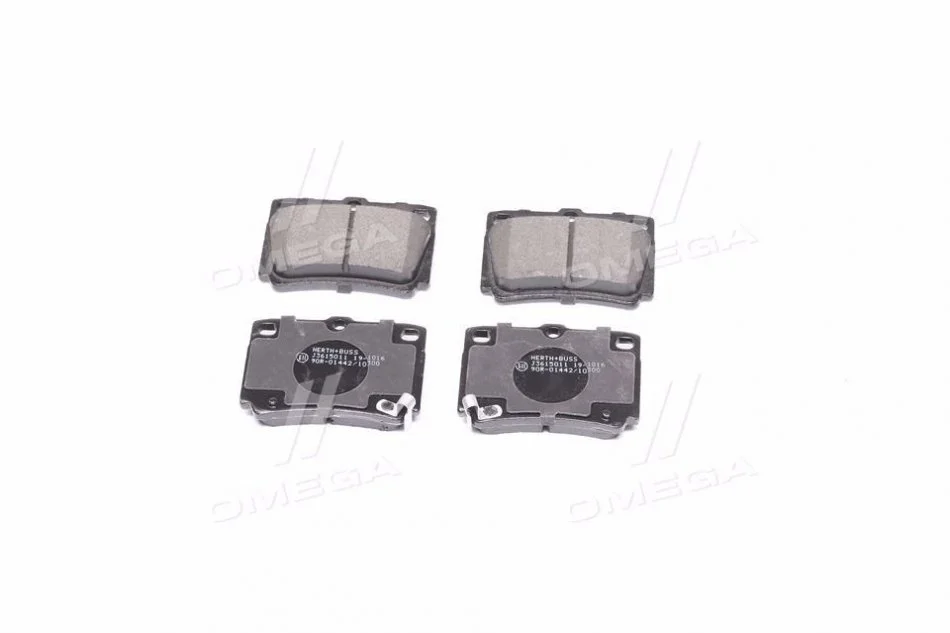 Колодки тормозные задние дисковые Mitsubishi (выр-во Jakoparts) JAKOPARTS J3615011 (фото 1)