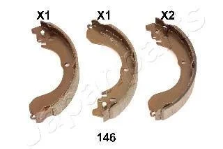 Комплект гальмівних колодок JAPANPARTS GF-146AF (фото 1)
