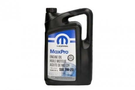 Моторное масло 5 л 5W20 Бензиновый, Турбированный Полусинтетическое JEEP/CHRYSLER/DODGE 68518203AA