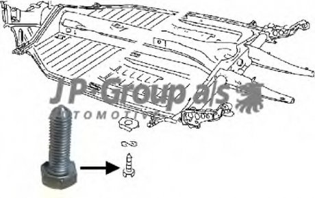 Болт JP GROUP 8182000106