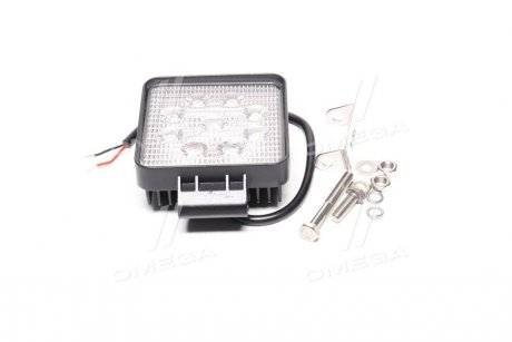 Фара LED квадр. 27W, 9 ламп, 110*164мм, 1800Lm широкий промінь 12/24V 6000K (LITLEDA,) JUBANA 453701038